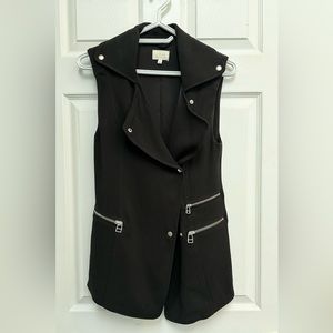 Aritzia Wilfred Oversized Vest with Silver Hardware